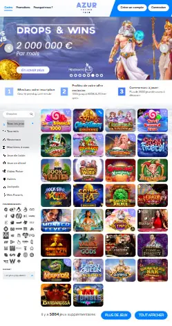 l'application et interface TombRiches Casino